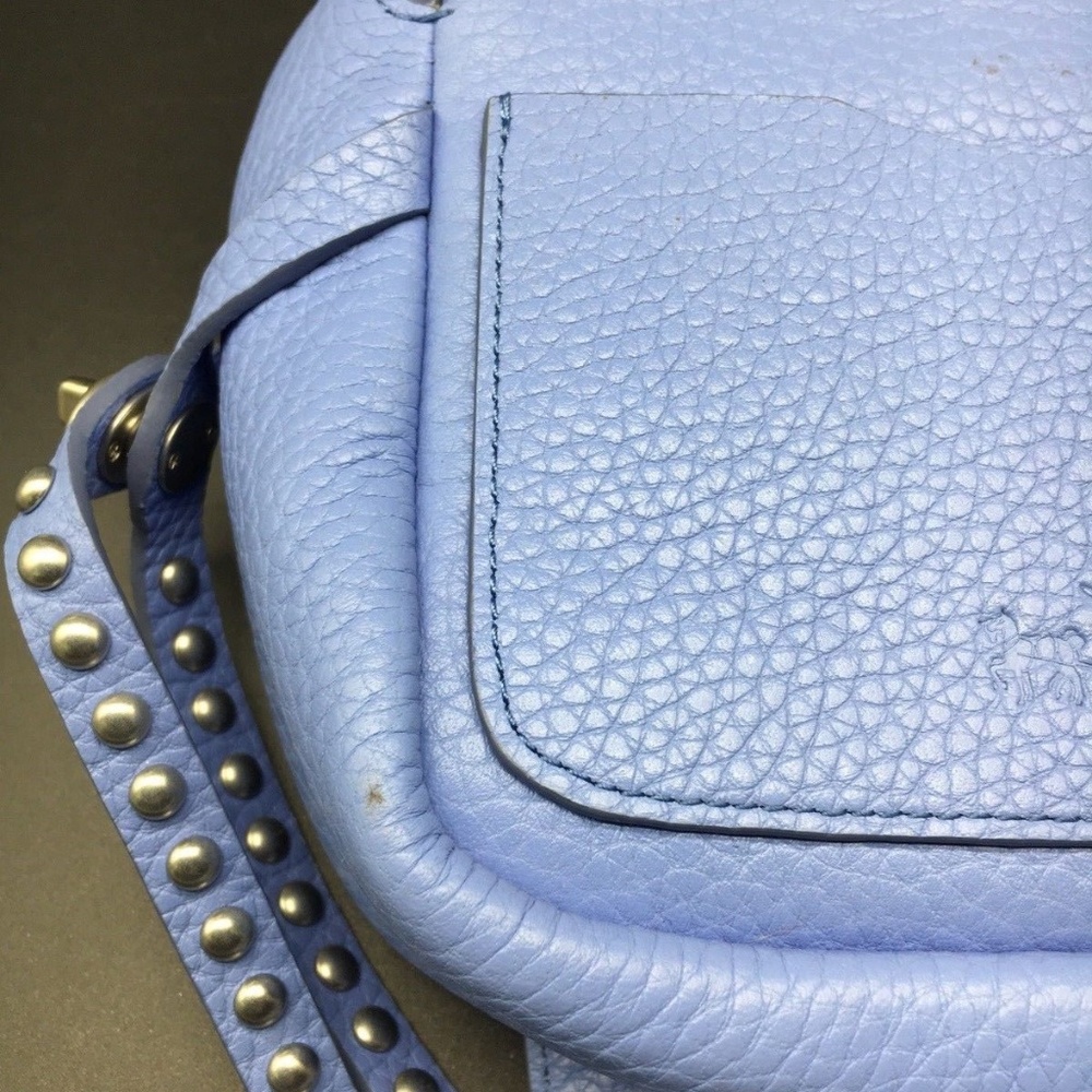 Coach LCQR Periwinkle Rivet Flap DAKOTAH Purse - Picture 8 of 8